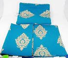 Westside Westwide Piece Bedspread Shams Navy Blue Gustava Cotton New