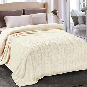 Wf-rz9090-lgd Whale Flotilla Flannel Fleece Queen Size 90 Inch X90 Ivory