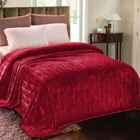 Wf-rz9090-rd Whale Flotilla Flannel Fleece Queen Size Blanket For Bed Soft Fluffy Velvet