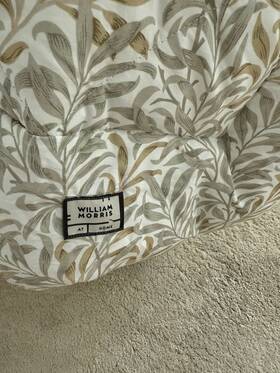 12345 William Morris At Home Patterned Quilt King Size With 2 Pillow Shams