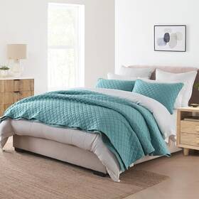 Wistown 791137638029 Reversible Bedspread Quilt Bedding Sets Queen Size 3 Pieces Soft Ligh