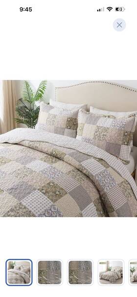 Ys01ac090629k3u-a Wongs Bedding Quilt Set King Size 3 Pieces Summer Patchwork Plaid Bedspread Coverlet