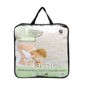 9009070 Wooltara Classic Wool Fleece Underblanket - King Bed