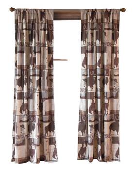 Jw275 Wrangler Vintage Cowboy Curtains -