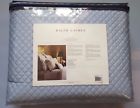 Wyatt Ralph Lauren Home Pale Sapphire Blue Rl King Quilted Coverlet 886087124576