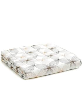 Skaqihua20lbs.183 Ynm Cooling Weighted Blanket 48 In X 72 20 Lb Original Khaki Flower