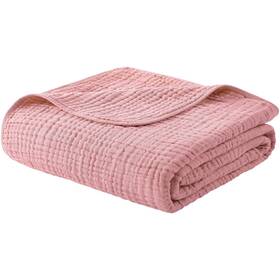 Fb-l-012 Yoofoss Muslin Blanket 100% Organic Cotton Throw Large 50 Inch X 60 For Bed Couc
