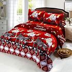 Yozos Anself 3d Printed Cartoon Merry Christmas Santa Claus Bedding Sets Soft And Warm 708311852430