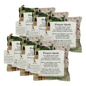 Yc002501 Yucenora 6 Pcs Pocket Prayer Quilt With Cross Inside Handmade Sew Colorful Q