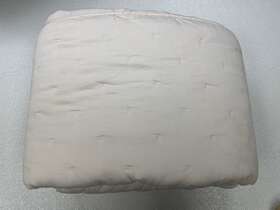 Yves Delorme 158447995414 Triomphe Quilted King Coverlet Ivory Preowned With Defects