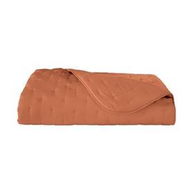 871645 Yves Delorme Triomphe Caramel Queen Coverlet Euro Sham Set 3pc Tufted Quilt New