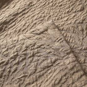 899999 Yves Delorme Souvenir Silk / Cotton Blend Coverlet By Italian Made