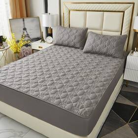 Ls005 Ziqinpsq Extra Deep Pocket Fitted Sheet Soft Breathable Bed Non-slip Non Pilling