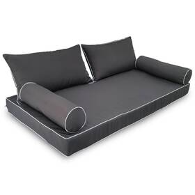 Zoalxznt 635393646421 Outdoor Daybed Cushion Cover Twin Size Mattress Bolster