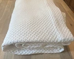 Sferra Full/queen Cotton Rombo Coverlet White. Fixed Price $54.00.