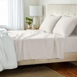 Amazon Basics 4-PIECE Soft, Breathable 100% Cotton Jersey Knit Queen, Oatmeal. Fixed Price $62.87.