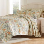 Greenland Home Fashions Chloe Modern Floral Quilt Set, Cotton-rich And.... Fixed Price $126.84.