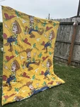 Vintage Disney Pixar Toy Story Woody Character Print Twin Comforter.. Fixed Price $88.00.