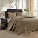 3PC Queen Vancouver Reversible Bedspread Set Mocha - Madison Park. Fixed Price $27.99.