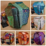 Patchwork Blanket Handmade Kantha Quilt Indian Vintage Cover Bedspread. Fixed Price $68.77.