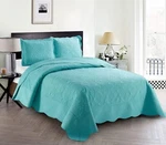Home Collection 3 Piece Size Embossed Solid Color Coverlet Bedspread New.... Fixed Price $38.93.