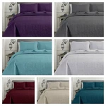 Chezmoi Collection 3-PIECE Oversized Coverlet Set Pinsonic Quilted Bedspread. Fixed Price $49.99.