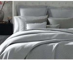 Matouk Nadia Cotton Matelasse Coverlet Full/queen Silver Nwt. Fixed Price $299.99.