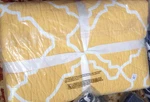 Pottery Barn Trisha Geo Quilt Yellow Queen 2 Std Shams Fretwork Honey Gold 3P. Fixed Price $127.99.