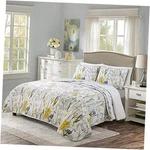 Yellow/gray () Adalia 3-PIECE Quilt Set King &. Fixed Price $119.80.