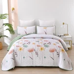 Floral Set Queen Size,sage Green Bedspread Botanical 3 Pieces Fall. Fixed Price $63.66.