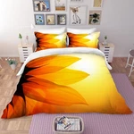 3D Simple Sunflower Quilt Cover Bedding Sets Pillowcases 64. Fixed Price $86.15.