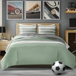 Comfort Spaces Queen Quilt Set Trendy Casual Fun, Vibrant Color Stripes Desig.... Fixed Price $63.67.