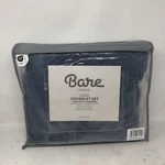 Bare Home Coverlet Set Full/queen Premium Microfiber Dark Blue. Fixed Price $43.99.