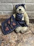 Boyds Collection Camomille Collectable Hearts Quilt Patch 10" Stuffed Plush Bear. Fixed Price $37.50.