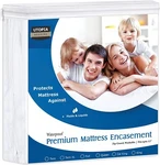 Premium Mattress Zippered Encasement Waterproof Cover Utopia Bedding 12" Deep. Fixed Price $28.99.