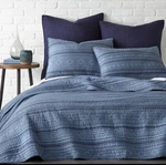 Levtex Home Tolteca Indigo Full/queen Quilt + 2 Standard Shams New. Fixed Price $130.00.