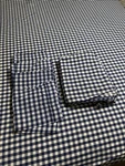 Crane & Canopy Navy Blue Small Gingham Bedding Set King Sheets Shams. Fixed Price $66.00.
