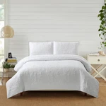 Modern Heirloom 3PC King Stitched Quilt Set White. Fixed Price $27.99.