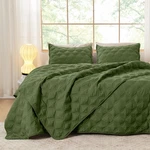 Litanika Oversized King Quilt Bedding Set, 128X120 Inch Super Olive Gree.... Fixed Price $117.97.
