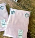 Nicetown Light Filtering Baby Pink Curtain Panels Set Of New Pack 42" X 84". Fixed Price $30.00.
