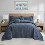 Hz & Hy Botanical Oversized King Bedspread Leaves Pattern Stitching Quilt. Fixed Price $131.32.