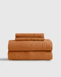 Nwot Quince European Linen Sheet Set 4 Piece King Terracotta Sold Out Online. Fixed Price $155.00.