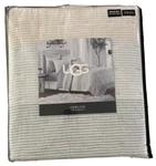 Ugg Tideline Twin Size Quilt Single Cotton Sand Color 68X90 Bedding Gray Tan. Fixed Price $49.37.