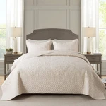 Newlake Quilt Bedspread Set, Beige Jacquard Embossed Floral Pattern Reversibl.... Fixed Price $82.55.