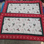 St. Nicholas King Sz Pillow Shams Set Of Holiday Edition Quilted 20 In. 36.IN. Fixed Price $12.88.