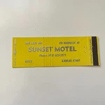 Sunset Motel 500 East 8TH On Hwy 40 Kansas Vintage Matchbook Cover 4MB73-4. Fixed Price $13.50.