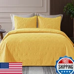 Whale Flotilla Twin Bedding Set Soft Yellow Bedspreads Quilts Xl. Fixed Price $39.18.