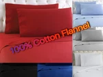 Heavy Winter Flannel 100% Cotton Sheet Set Fitted Flat Pillow Cases Deep Pocket. Fixed Price $36.79.