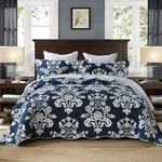 Bcottond Queen Size, 100 Navy Blue Set Lightweight Quilted.... Fixed Price $139.91.