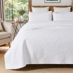 Brandream Luxury White Quilt Bedding Set 3 Piece Oversized Bedspread. Fixed Price $147.50.
